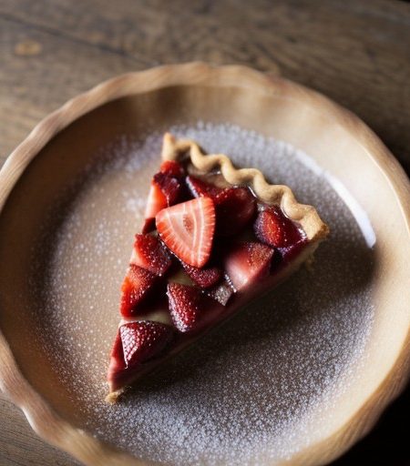 Old Fashioned Strawberry Rhubarb Tart recipe image