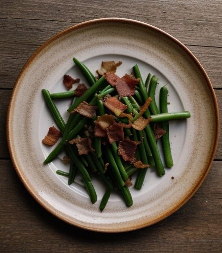 Old-Fashioned String Beans and Bacon recipe image
