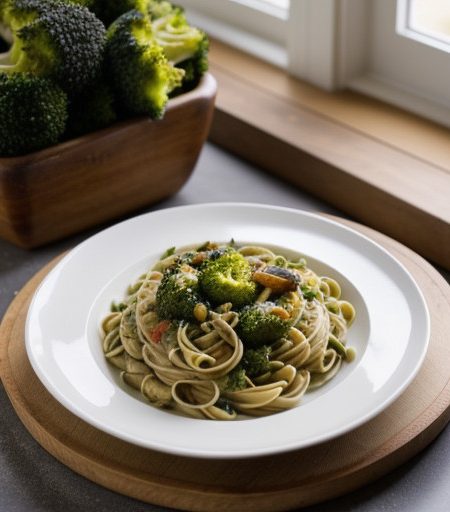 Olive Garden Capellini Primavera (Light recipe image