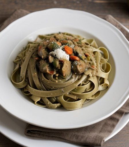 Olive Garden Fettuccine Assortito recipe image