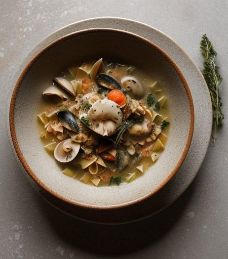 Olive Garden Seafood Pasta Chowder recipe image