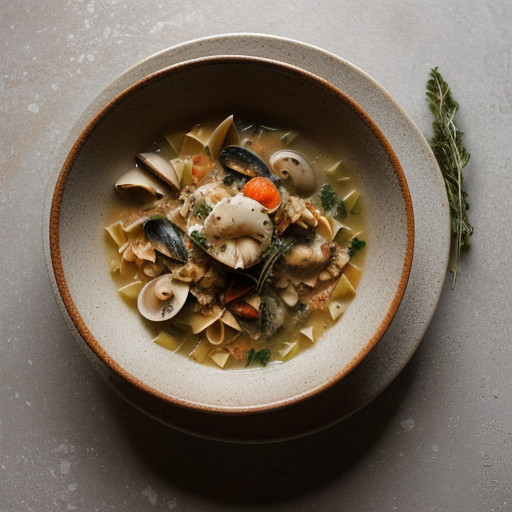 Olive Garden Seafood Pasta Chowder recipe image