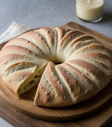 Olive Ladder Bread (Fougasse recipe image