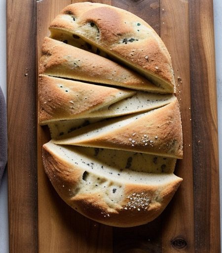 Olive Ladder Bread - Fougasse (Bd recipe image