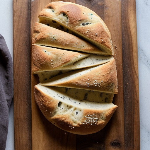 Olive Ladder Bread - Fougasse (Bd recipe image