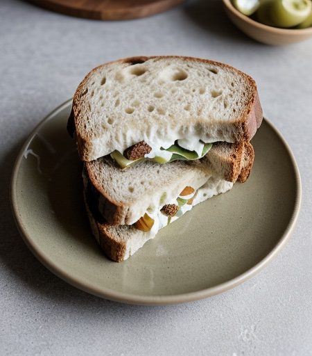 Olive Nut Sandwich recipe image