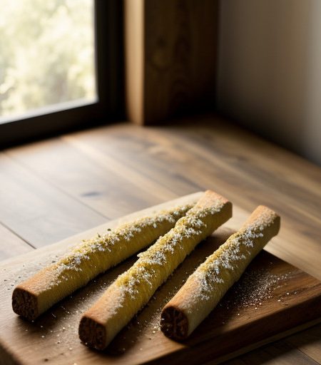 Olive Oil & Fennel Bread Sticks recipe image