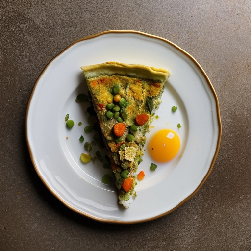 Omeleta Me Lahanika Ke Feta (Vegetable Omelet recipe image