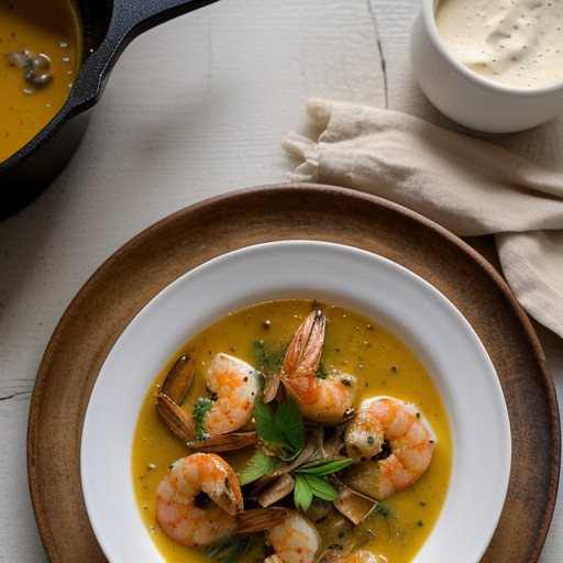 Omelette Aux Crevettes recipe image