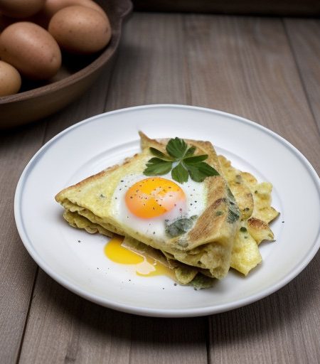 Omelette Basquaise recipe image