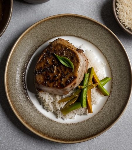 One-Dish Pork Chops With Rice recipe image