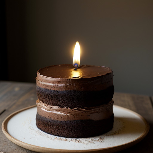 One-Foot-in-the-Fire Fudge Cake recipe image