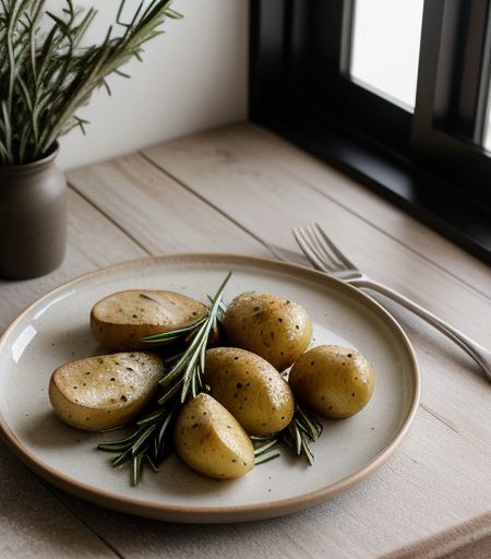 One-Pan Potatoes & Chicken Rosemary recipe image