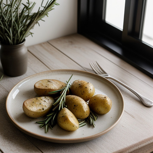 One-Pan Potatoes & Chicken Rosemary recipe image