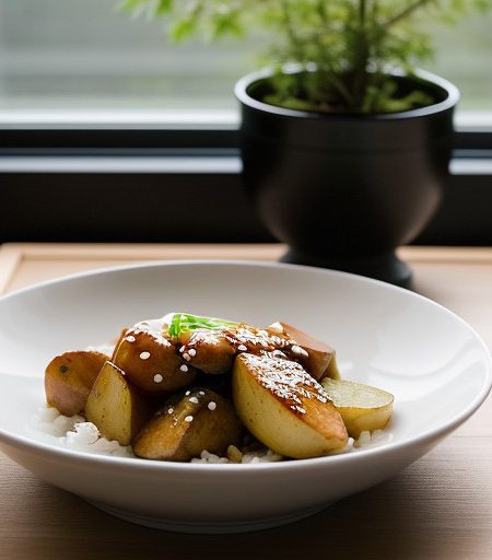 One-Pan Potatoes & Chicken Teriyaki (Potato B recipe image