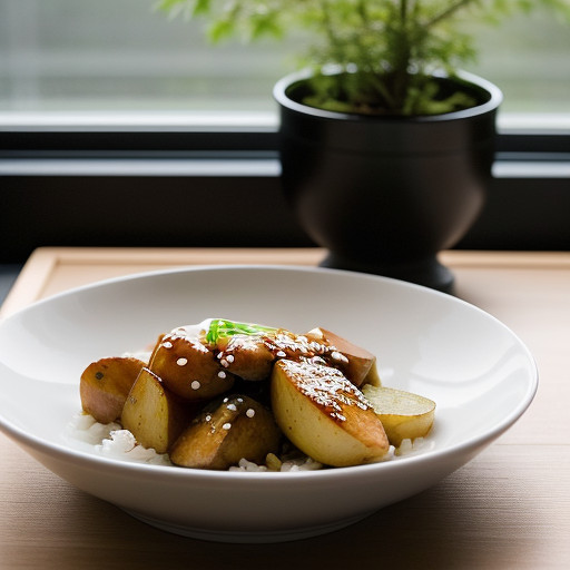 One-Pan Potatoes & Chicken Teriyaki (Potato B recipe image