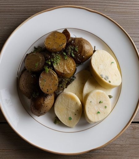 One-Pan Potatoes and Chicken Dijon recipe image