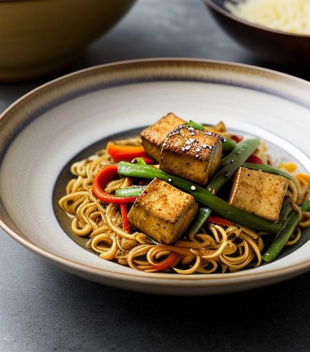 One-Skillet: Spicy Vegetable Noodle Stir Fry recipe image