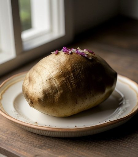 Onion Baked Potatoes recipe image