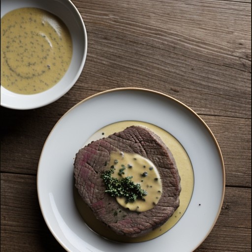 Onion Buttered Deer Steak recipe image