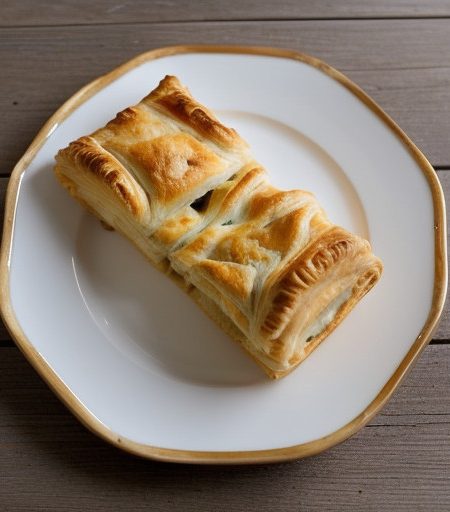 Onion & Cheddar Puff Pastry recipe image