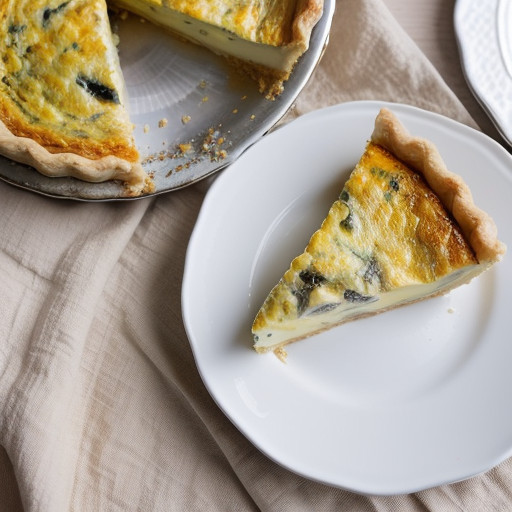 Onion Cheese Quiche recipe image