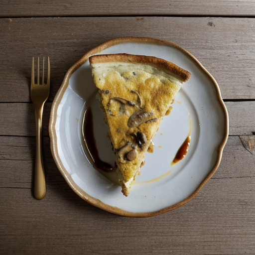 Onion-Mushroom Omelette recipe image