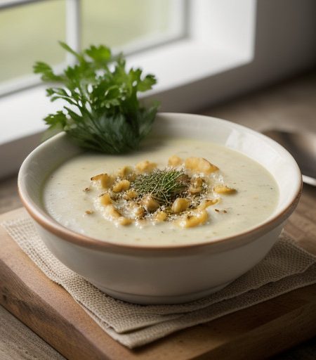Onion & Potato Soup (Zuppa Di Patate E Cipo recipe image