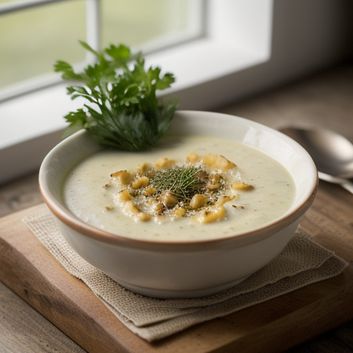 Onion & Potato Soup (Zuppa Di Patate E Cipo recipe image