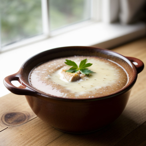 Onion Soup Burgundy-Style recipe image