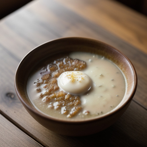 Onion Soup With Beer & Cheddar recipe image