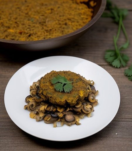 Onion and Mushroom Bhajis recipe image