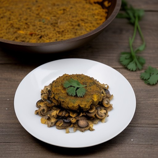 Onion and Mushroom Bhajis recipe image