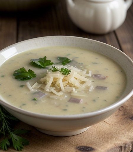 Onion and Potato Soup recipe image