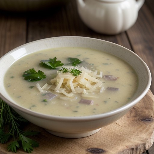Onion and Potato Soup recipe image