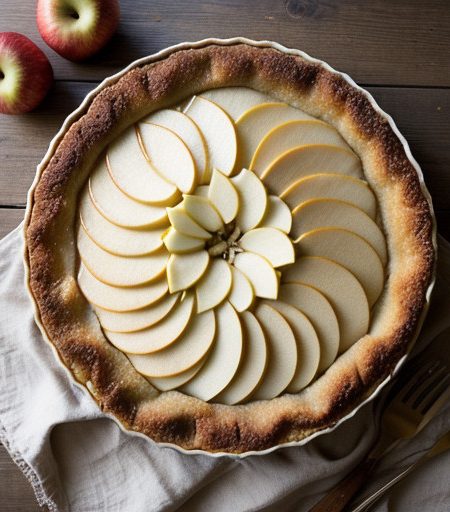 Open Face Apple Tart recipe image