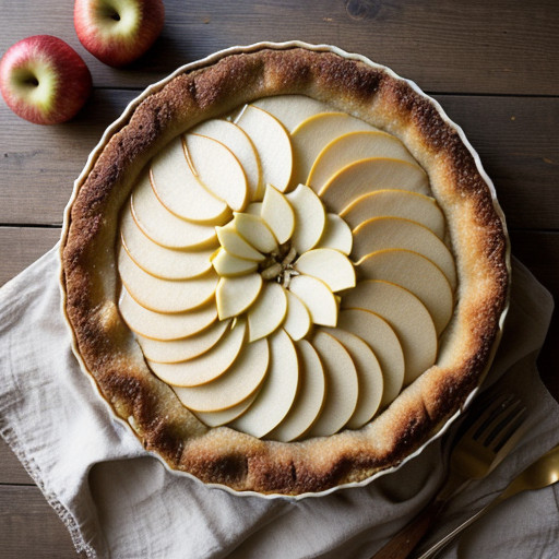Open Face Apple Tart recipe image