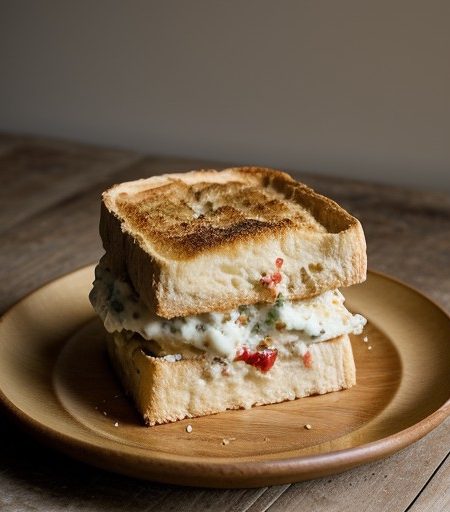 Open-Faced Crab Sandwich recipe image