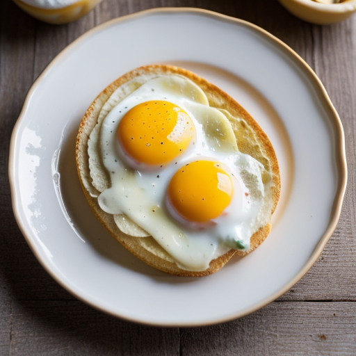 Open-Faced Egg & Cheese Sandwiches recipe image