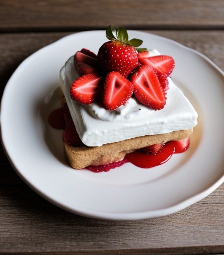 Open-Faced Strawberry Sandwiches recipe image