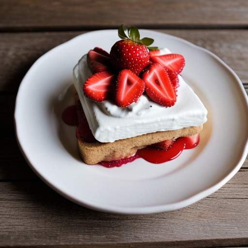 Open-Faced Strawberry Sandwiches recipe image