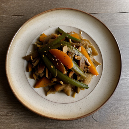Orange Almond Stir Fry recipe image