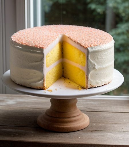 Orange Angel Cake recipe image