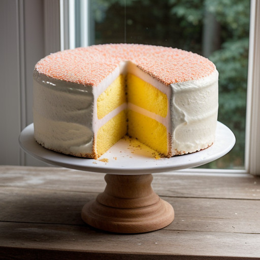 Orange Angel Cake recipe image