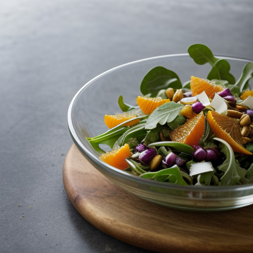 Orange Arugula Salad With Vanilla-Infused Oil recipe image