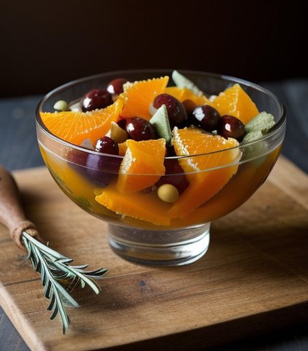 Orange & Black Olive Salad recipe image