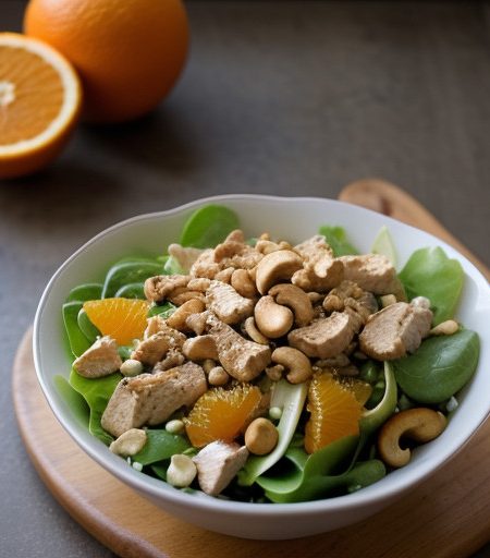 Orange-Cashew Chicken Salad recipe image