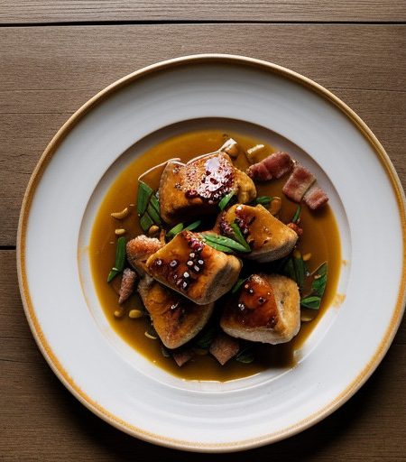 Orange Chicken With Bacon recipe image