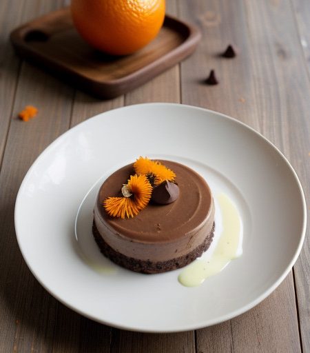 Orange Chocolate Mousse (Veg Times recipe image