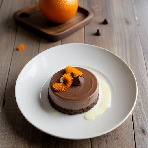 Orange Chocolate Mousse (Veg Times recipe image
